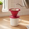 2 Stück faltbarer zusammenklappbarer Kaffee-Dripper Silikon-Kaffee-Filter-Dripper Büro