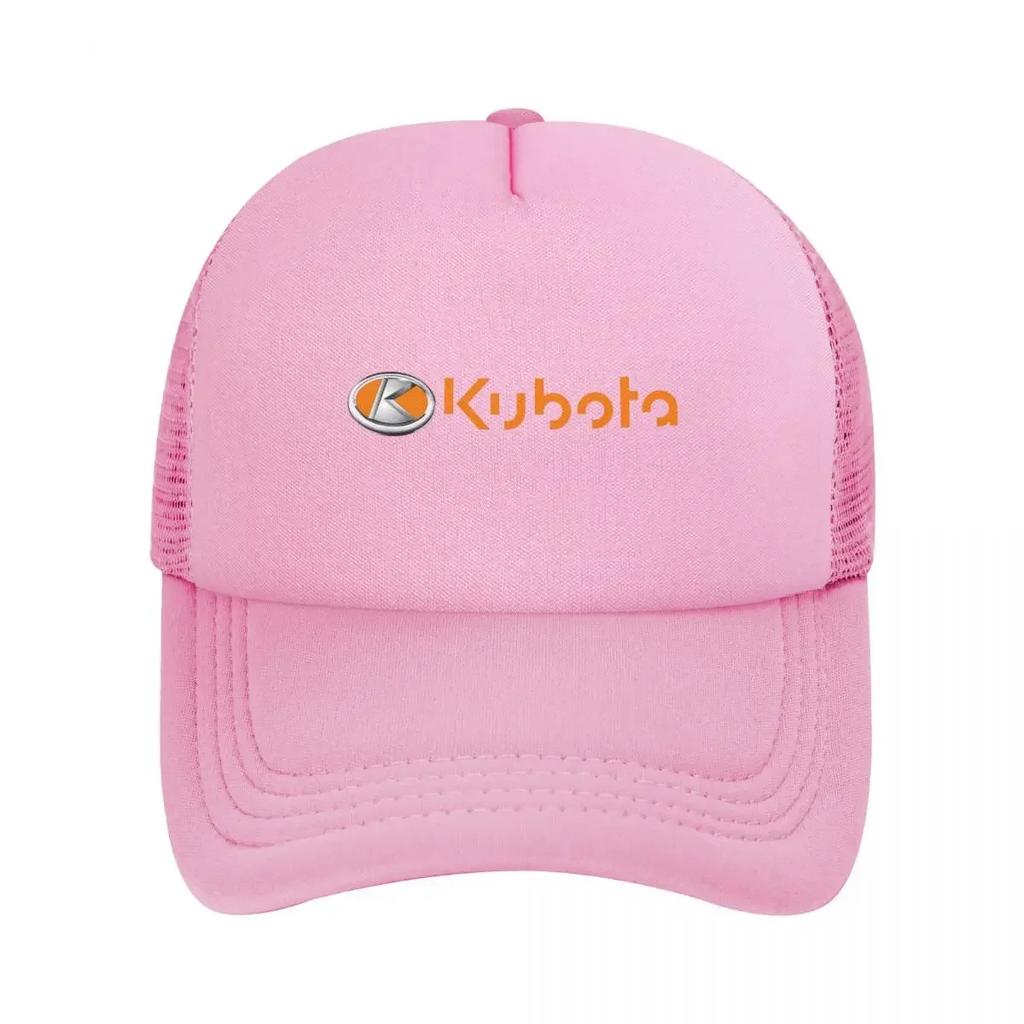 Kubota Orange Emblem Mesh Baseballkappen Snapback Mode Baseballmützen Atmungsaktiv Lässig Kappe Outdoor Für Unisex und Damen