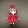 Fashion Printed Dresses Handmade Dolls Tops New DIY Doll Clothes  For 1/11 OB11 Dolls/1/12 BJD
