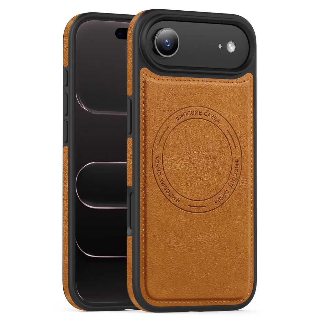 For iPhone Air Case Compatible with MagSafe Leather Back Phone Cover