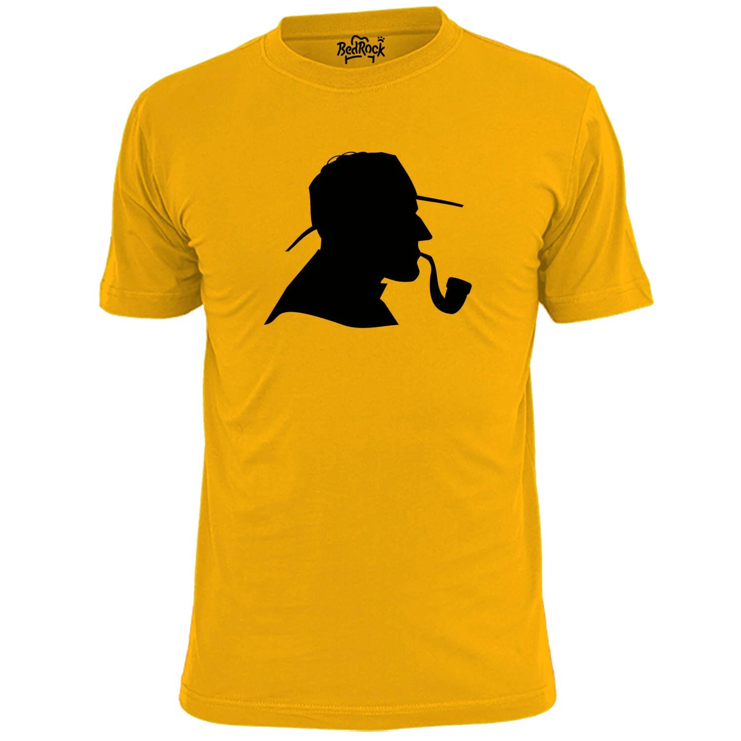 Mens Holmes Silhouette v2 T shirt Sherlock Detective M