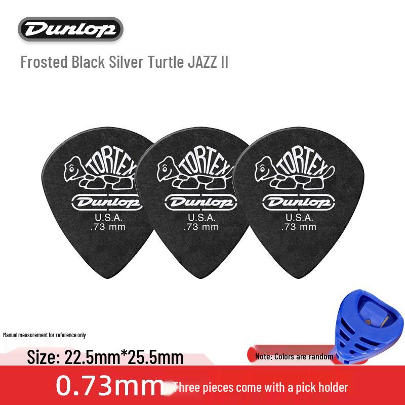 Dunlop Jazz3 Electric Guitar Pick - Genuine Small Turtle Jazz 3-Speed Bass Pick