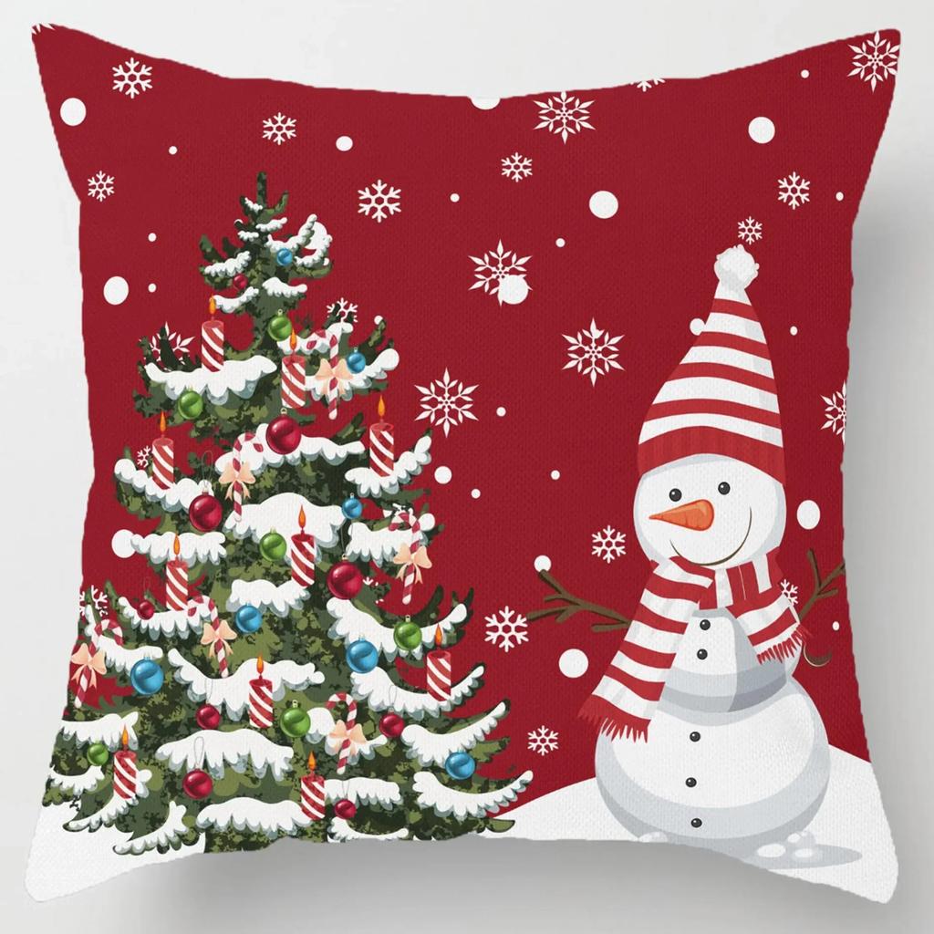 Christmas Cushion Pillowcase Ornaments Suitable For Home Navidad Noel Christmass Gifts Ornaments