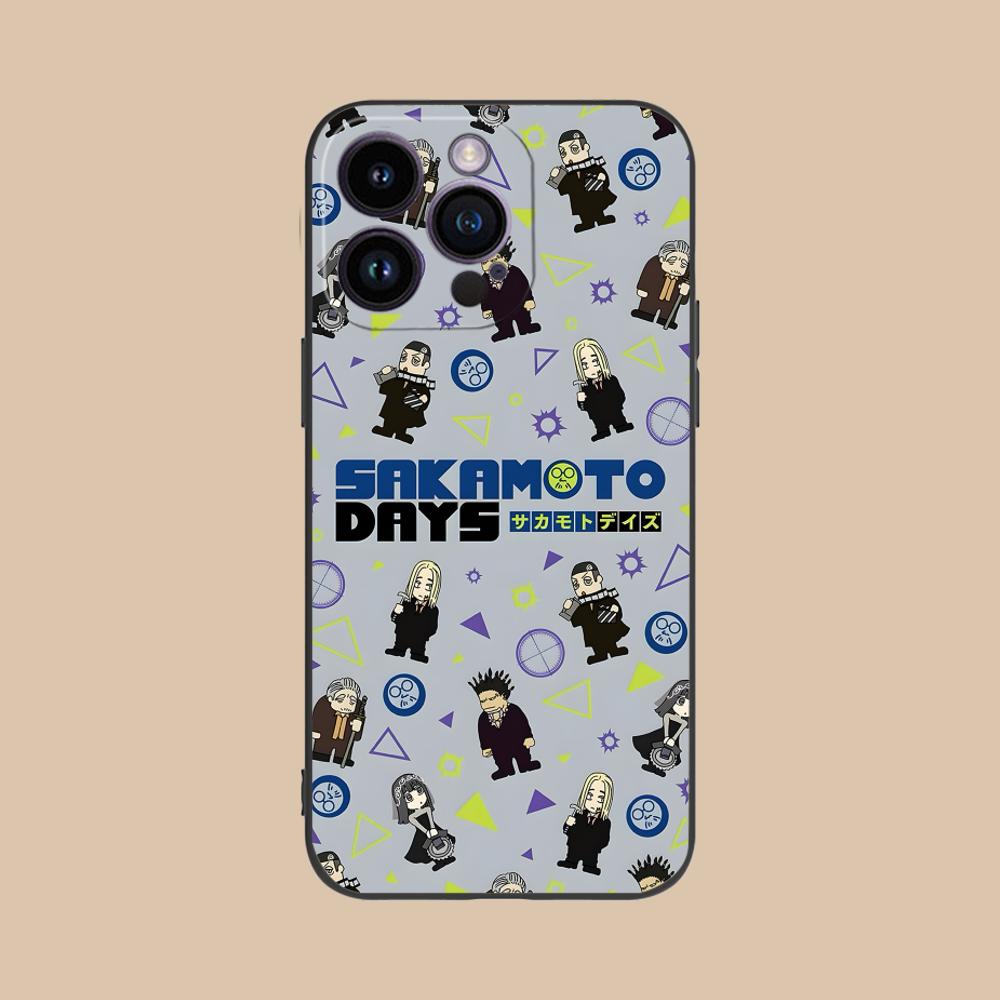 Sakamoto Days Mobile Phone Case for iPhone 17 16 15 14 13 12 11 X XR XS 8 7 Air Pro Max Plus Mini Colorful Cover Luxury Pretty