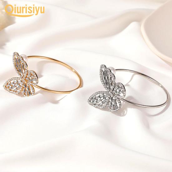 

Универсальный браслет-бабочка из гибкого сплава с регулируемым отверстием