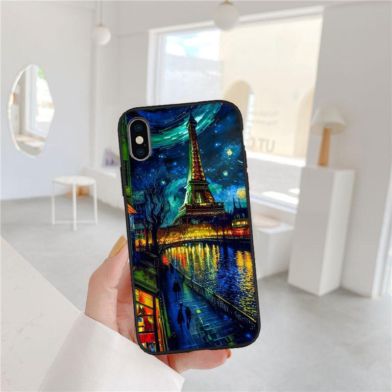 CJ57 France Paris Eiffel tower Phone Case for Samsung Galaxy S20 S21 S22 Ultra FE + Plus A21S A22 A24 A25 A26 A30 A30S A31