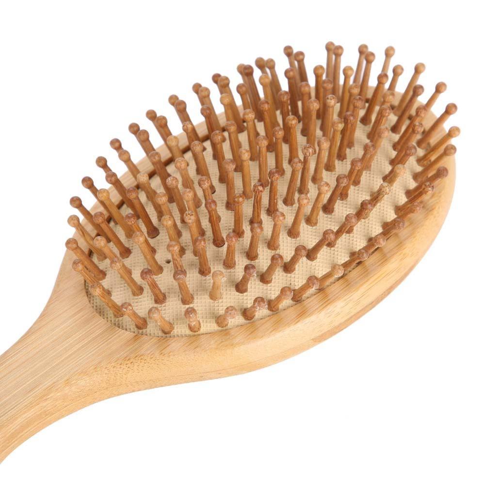 Portable Solid Wood Hair Massage Comb Promote Blood Circulation Scalp Massage Comb Hair Care