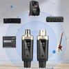 Dna Wxlr1 Bezprzewodowy System Transmisji Audio Uhf Nadajnik Odbiornik Usb-C +48V Phantom 2X Adapter Xlr/Jack 6,35 Mm Zestaw