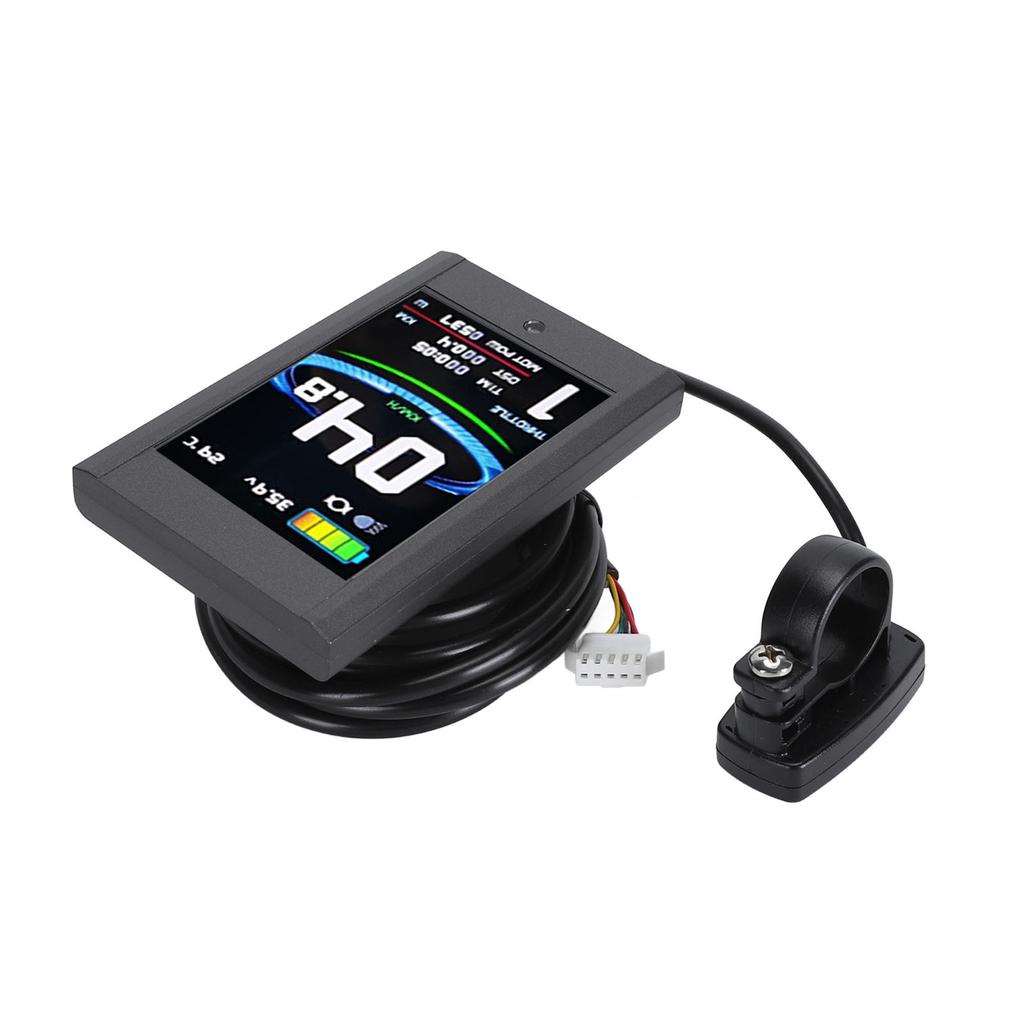 Bike Display Panel Waterproof Colorful Portable 5 Pins 24V 36V 48V LCD12 Display with SM Connector for DIY Modification