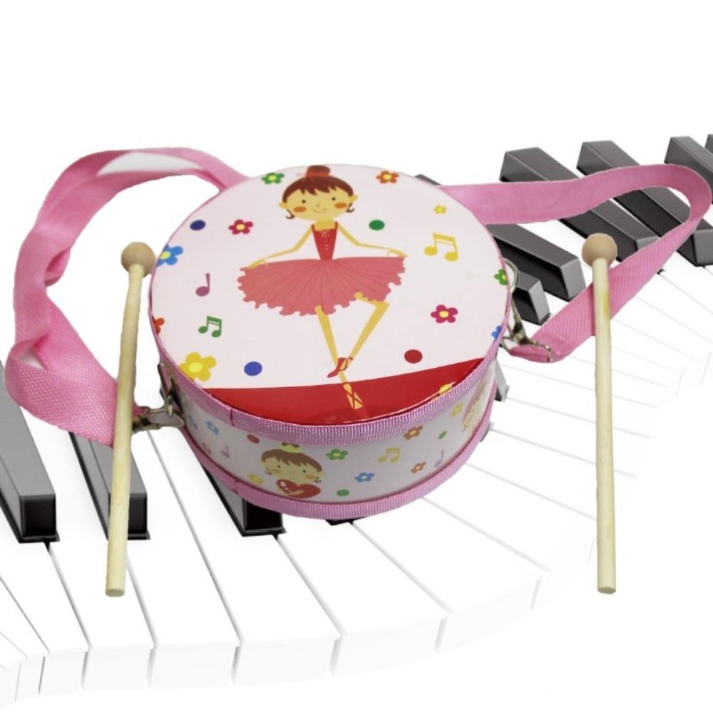 Animal Pattern Children's Drum Toy Double Sided Kids Hand Drum Musical Instrument Toy  Percussion