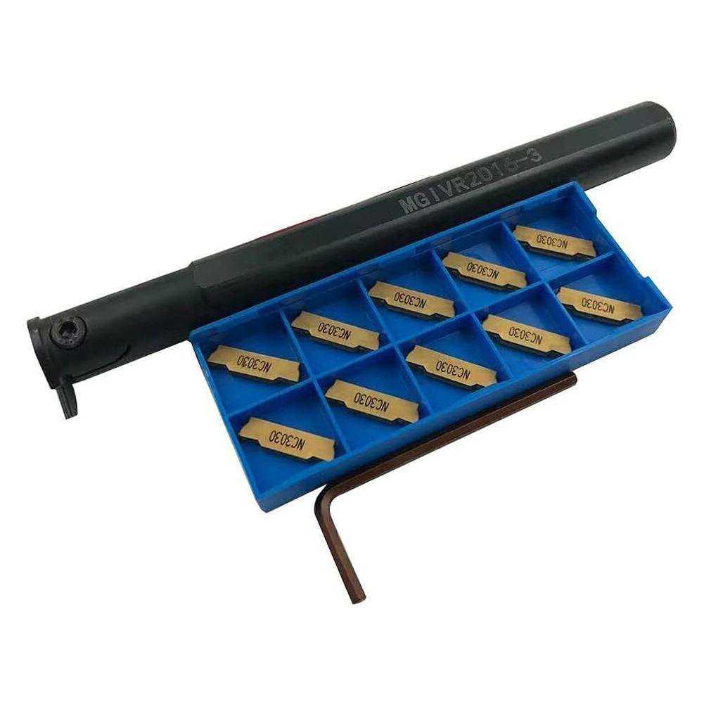 

Тримач для відрізки, канавок та відрізного інструменту MGIVR2016-3 + різці для канавок MGMN300-M