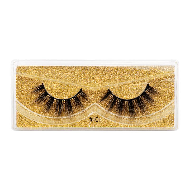 3D Imitation Mink False Eyelashes - Natural, Thick, and Three-Dimensional Style