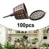 Protect your plant fertilizer with 100Pcs Garden Bonsai Fertilizer Tool Basket Box Case Plant Portable With Lid