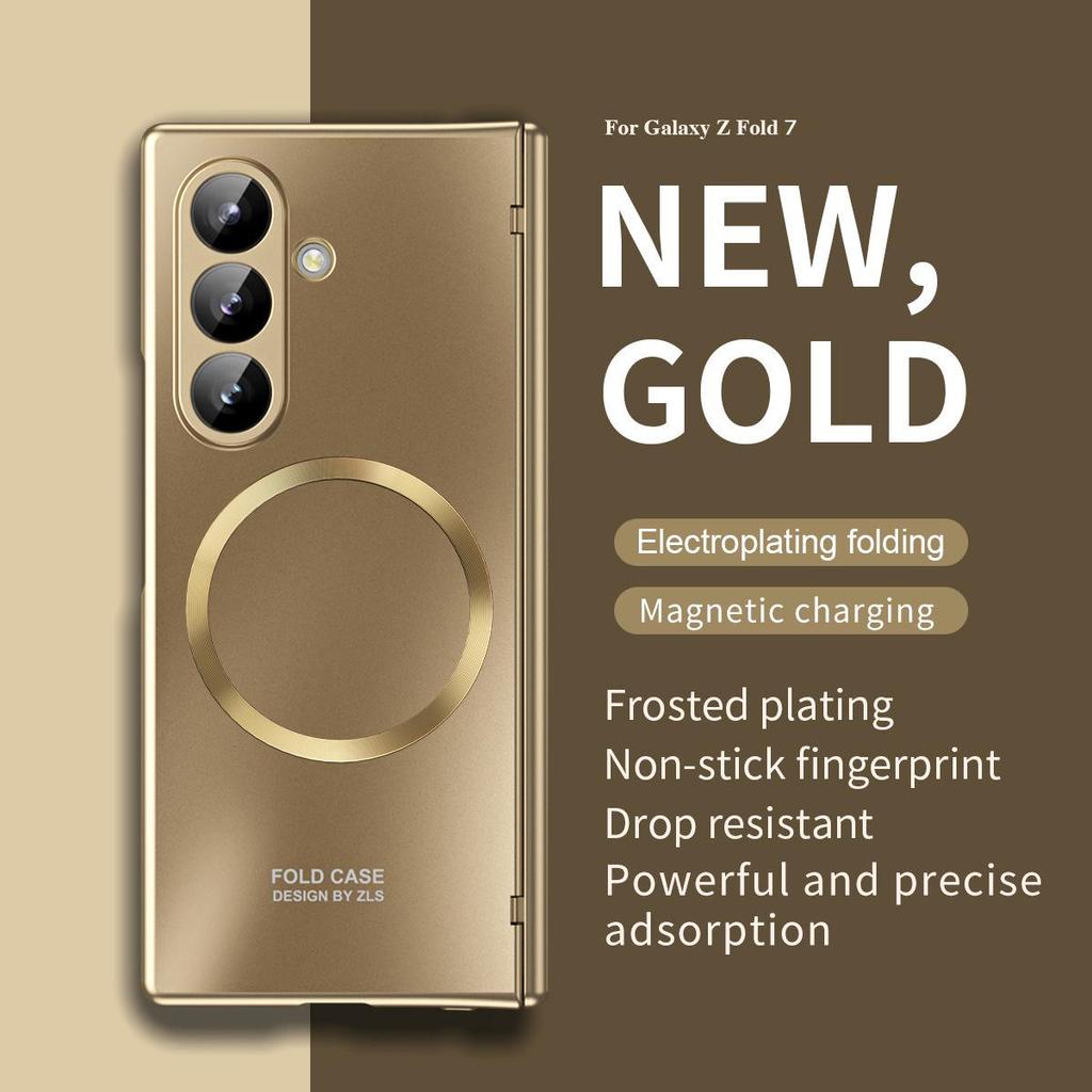 Samsung Z Fold7/6 Magnetische Hülle: Vollständige Abdeckung, Sturzschutz, Faltbares Bildschirm- & Scharnierfolie