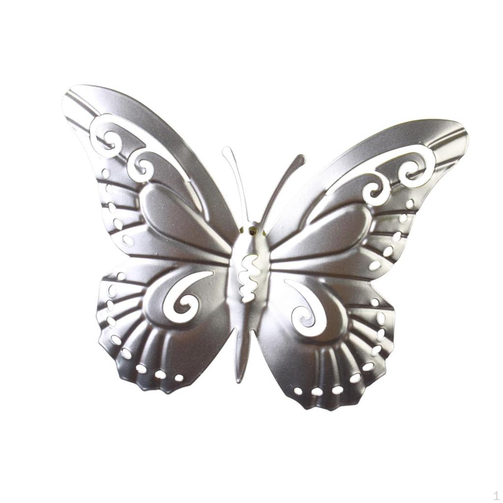 3D Metal Butterfly Decor for Courtyard And Yard, Wall Hanging Sculpture