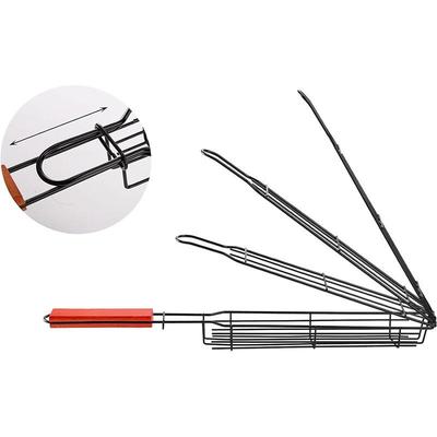 ZISIZ BBQ Grilling Basket and Skewer Set