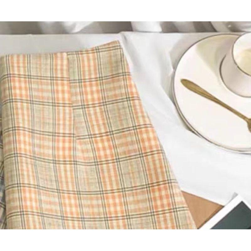 Модная ретро юбка в клетку гинем женская 2025 летняя мода лента клетчатая с высокой талией облегающее платье элегантная стройнящая юбка