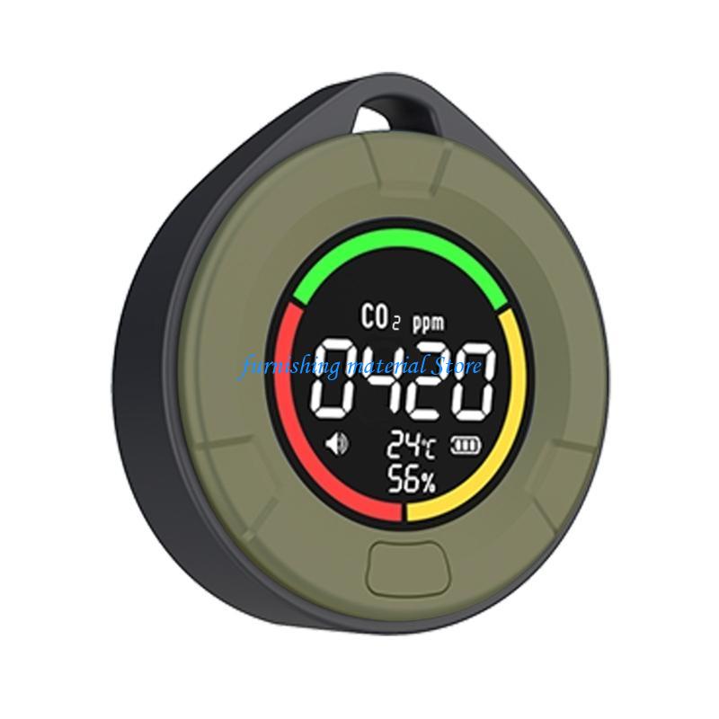 Y5GD Carbon Dioxide Meter with Temperature Humidity Meter CO2 Alarm Digital Display