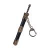 Zinc Zinc Zinc Alloy Mini Sword KeyChain Ancient Scabbard Key Ring Weapon Key Chain  Men