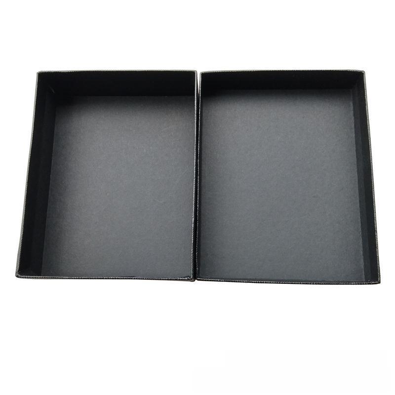 "Stylish Short Wallet Gift Box with Bookmark - Square Card Bag Paper Packaging"