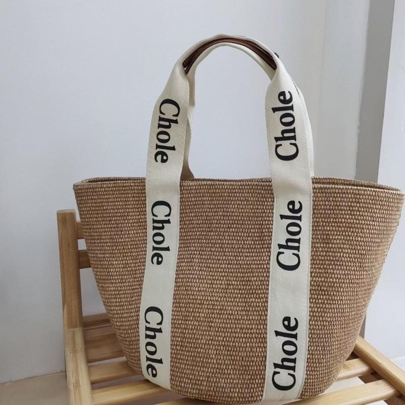 Hand-woven Bag Large Capacity Leisure Vacation Beach Shoulder Straw Woven
