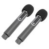 Wireless Microphones Bluetooth Dual Handheld Cordless Dynamic Mic System with Receiver for Karaoke