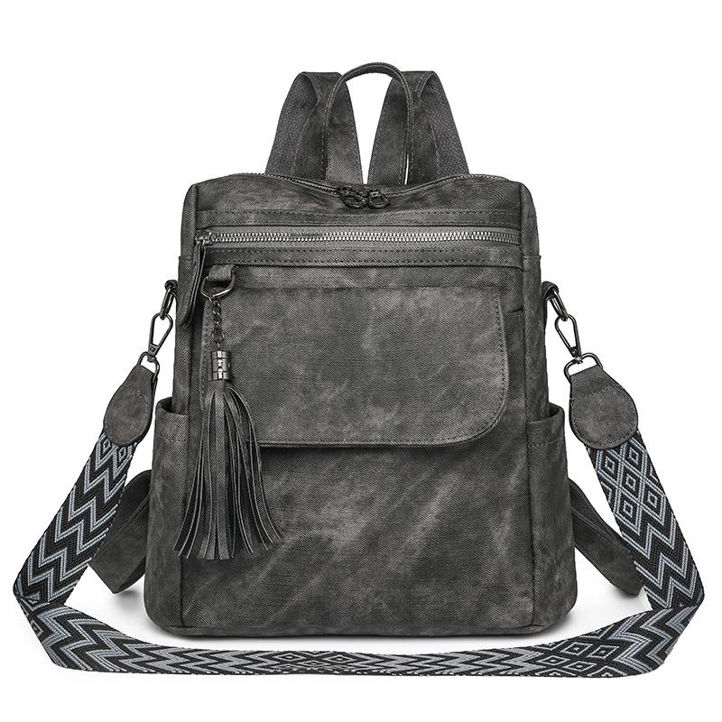 Women's 2024 Lightweight Cross-Border Backpack: Spacious, Casual Travel & Single Shoulder Bag for Outings