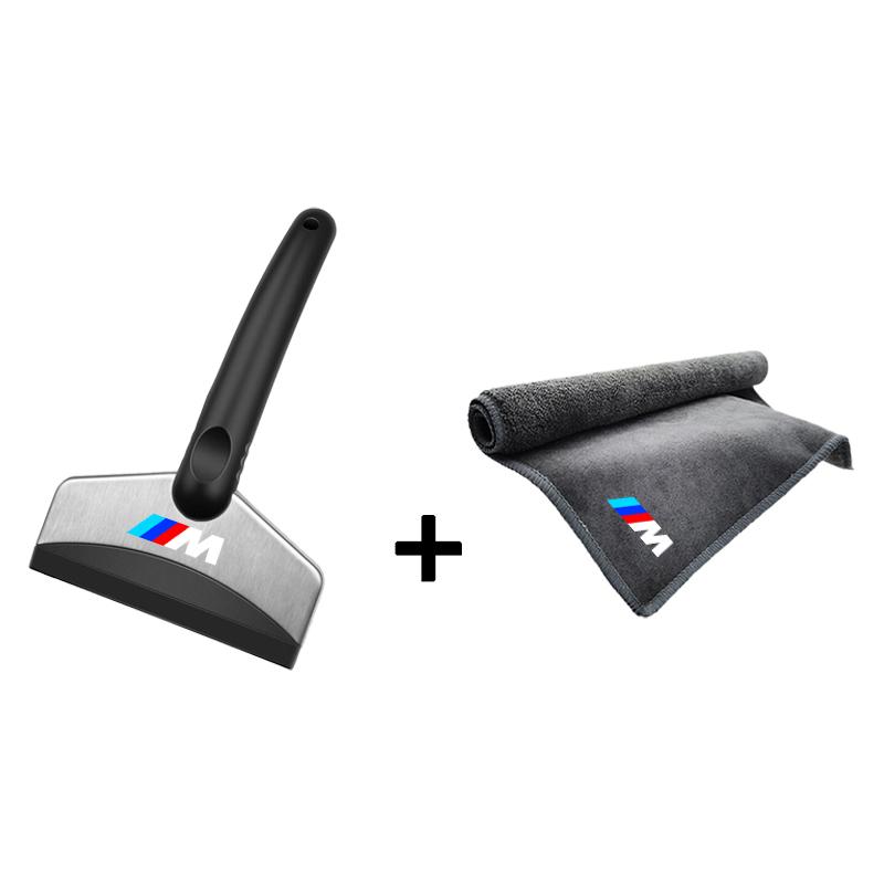 BBYX8 New 2025 Car Snow Shovel Ice Shovel Window Cleaning Tool Wash Microfiber Drying Towel For BMW E46 E90 E60 F10 E39 F30 E36 F20 E8