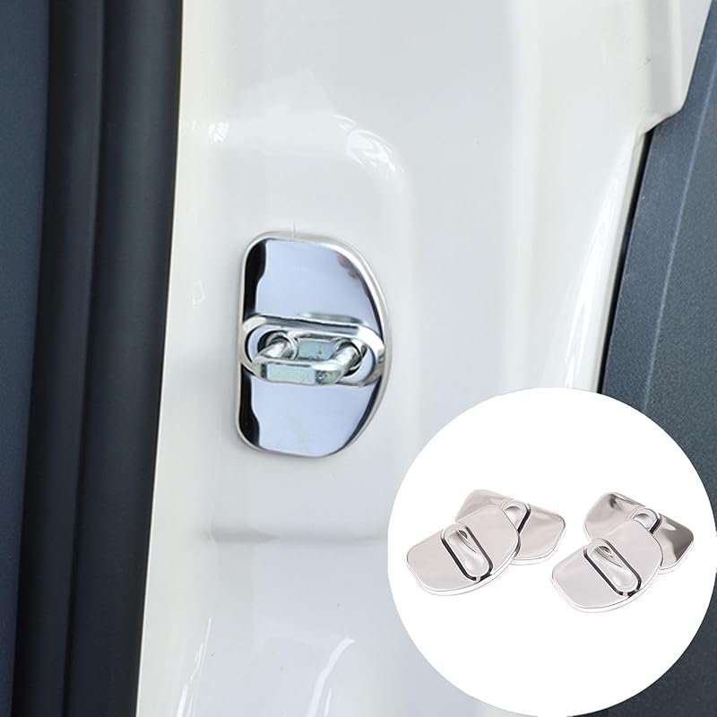 

Car Door Lock Latches Cover Protector Compatible with Ineos Grenadier 2020-2024 Stainless Steel Car Door Latch Covers Protection Decoration Car серебряный