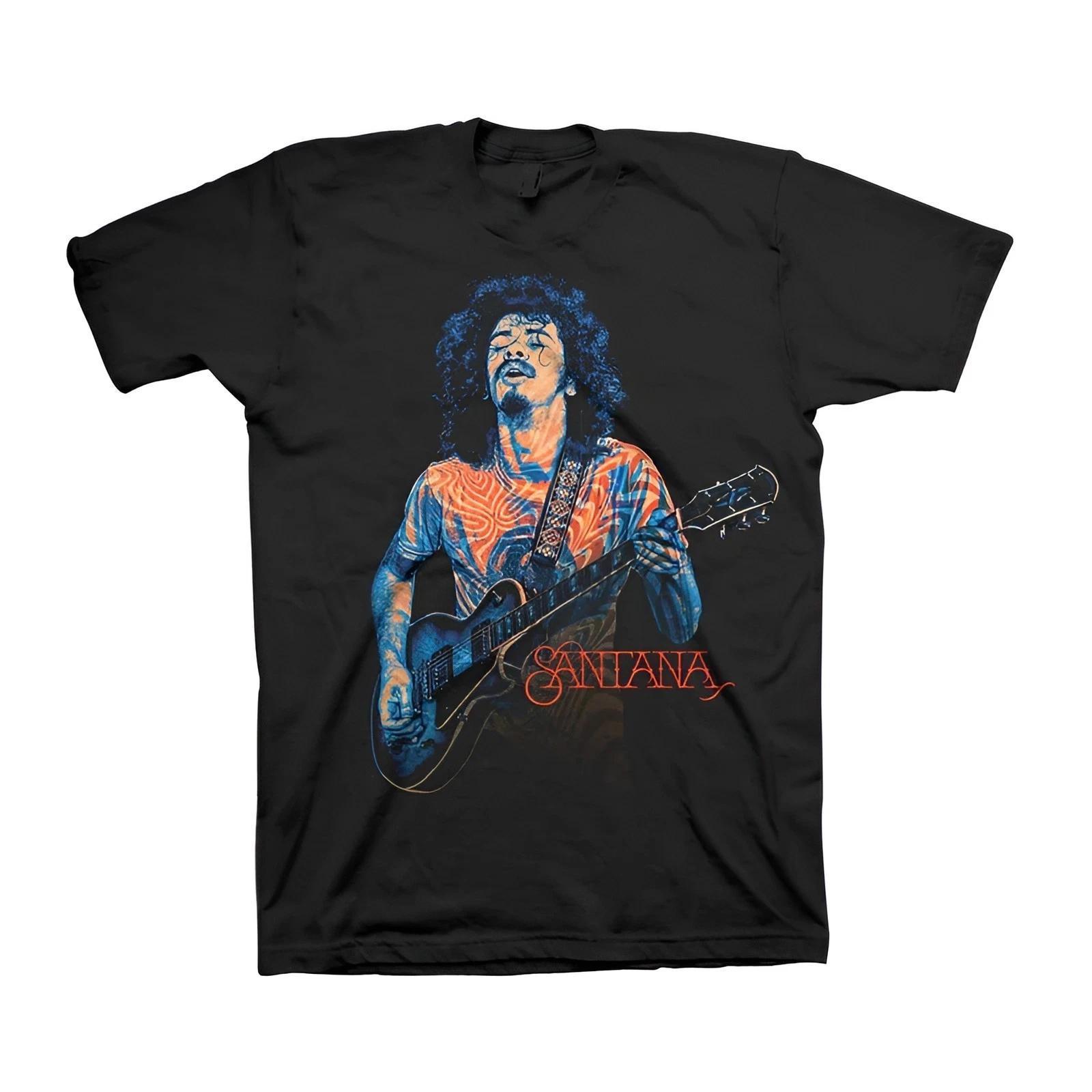 Authentic Santana Psychedelic Carlos T-Shirt S-2XL NEW S