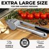 Garlic Crusher, Kitchen Large Premium Garlic Press Set Stainless Steel Bigger Bowl & Rust Proof Safe Garlic Mincer Tool