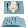 Heat Resistant Placemats Reusable Wear-Resistant Stain-Proof Table Non-Slip Heat-Insulating Mats Protectors for Dining