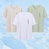 Cotton Blend T-Shirts Soft Breathable Tees Round Neck, Regular Fit for Gym Gym Attire, Versatile Styling, Soft Texture KAIQIDOU
