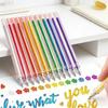 Glitter Gel Pen Set, Sparkly Rainbow Glitter Pens For Art Drawing, Journaling, Scrapbooking, Diy Crafts, Coloring Books,