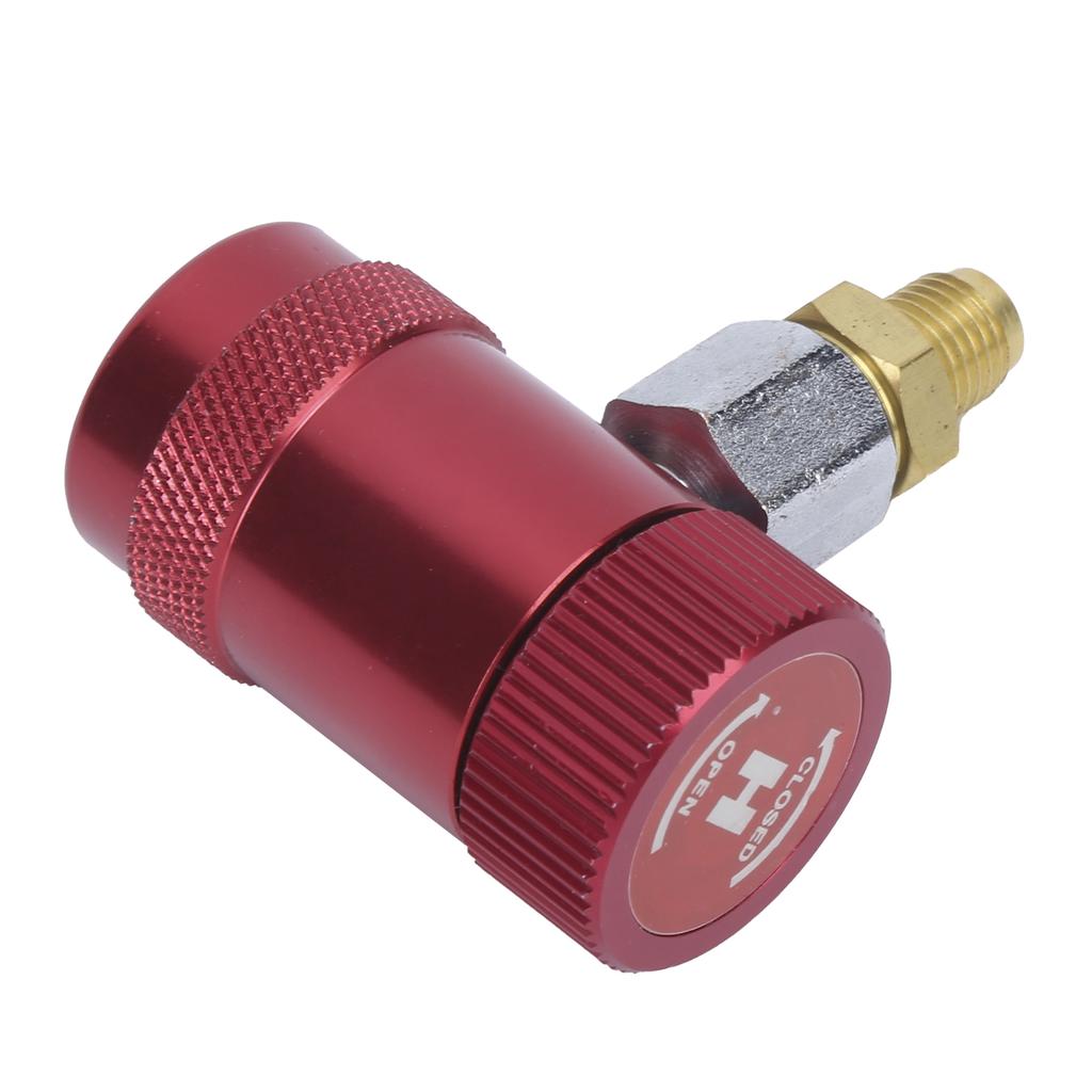 Air Conditioning Coupler Brass A C Quick Connector for Trailers RVs Automobiles Commercial VehiclesRed