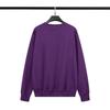 Cross ClassicSTONE Solid Round Neck Badge Long Sleeve Unisex Hoodie