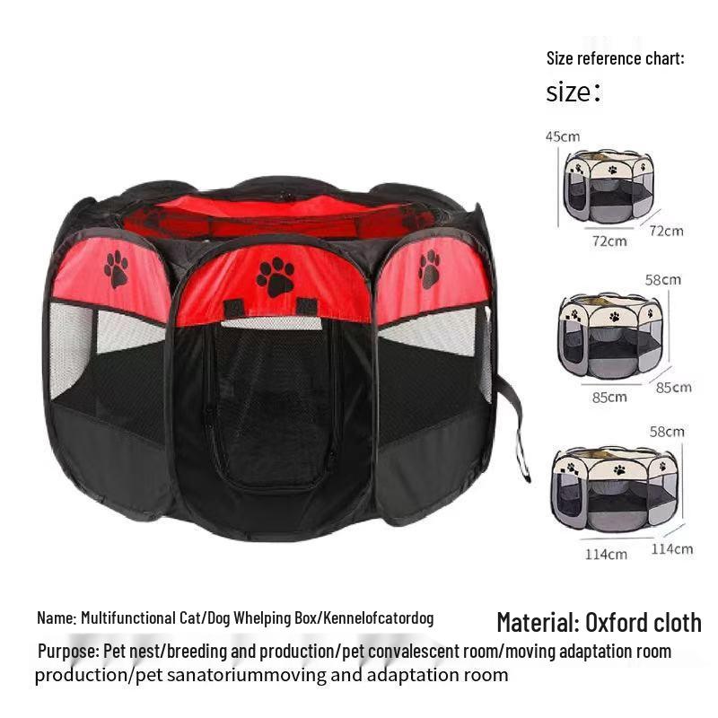 Pet Maternity Tent: Enclosed Whelping Box & Bed for Cats and Dogs