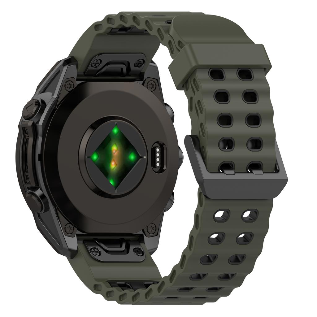 QuickFit 22mm 26mm Fenix8 Uhrenarmband Für Garmin Fenix E 8 47mm 51mm 7 7X 6 6X/Epix Pro/Enduro 3 Zweifarbiges Silikonarmband