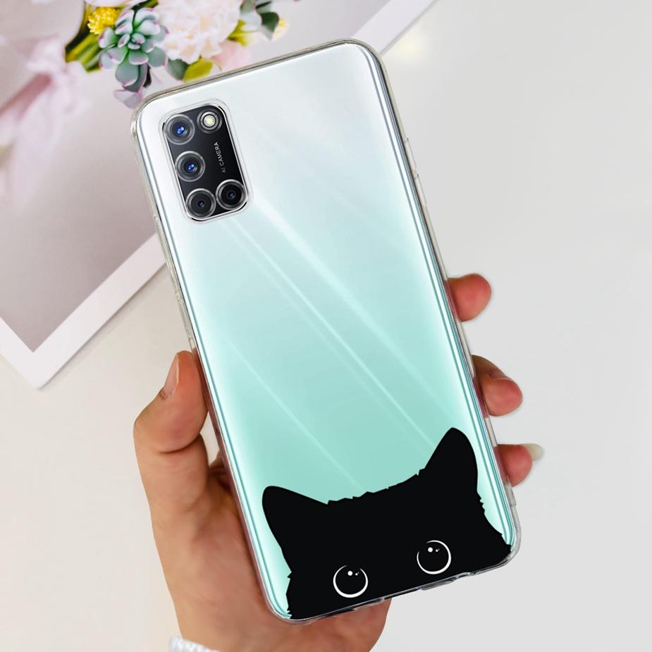 For Oppo A52 A72 A92 Case Cute Fashion Painted Cover Soft Silicone Phone Case For Oppo A92 A 52 72 OppoA52 OppoA72 Fundas Bumper