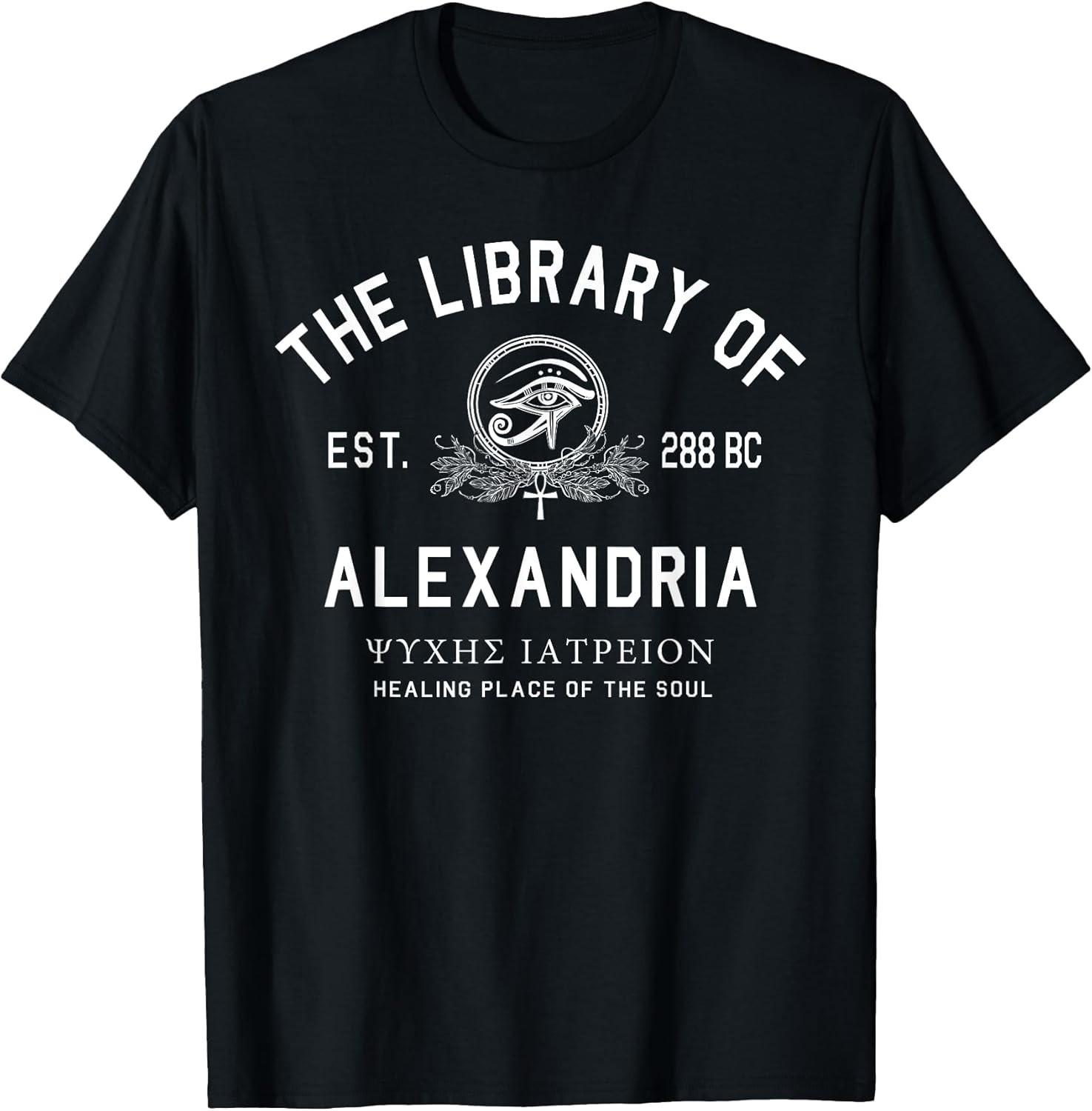 BEST! The Library Of Alexandria Egypt - Ancient Egyptian Library Tee Size S-3XL XXL