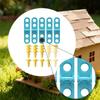 5Pcs Cardboard Construction Tool Hinges Educational Toys Developmental Motor Skills with 20 Screws