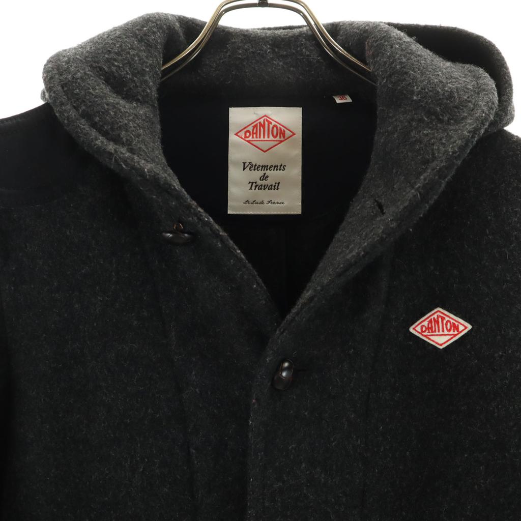 Danton made in Japan Woll-Mossa-Mantel 36 Rundkragen, verdeckte Knöpfe Damen Gebraucht