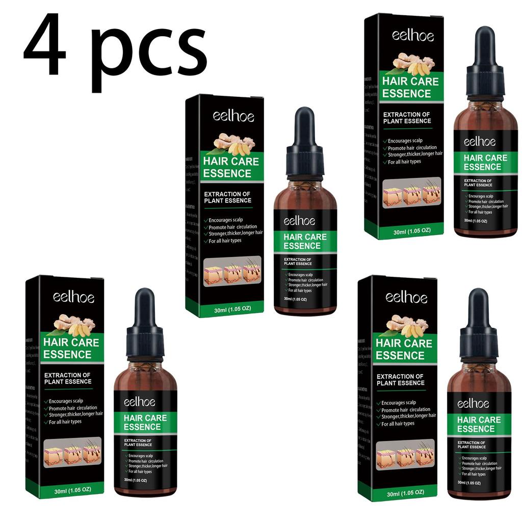 EELHOE Ginger Hair Growth Serum (30ml) - Anti-Hair Loss, Healthy Beauty, Hair Care Oil, Hair Thickening Growth Essence