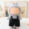 Doll Clothes Set for 15/17cm La Bubu Overalls Glasses Hats And Shoes Set Stylish Dolls Wardrobe Accessories