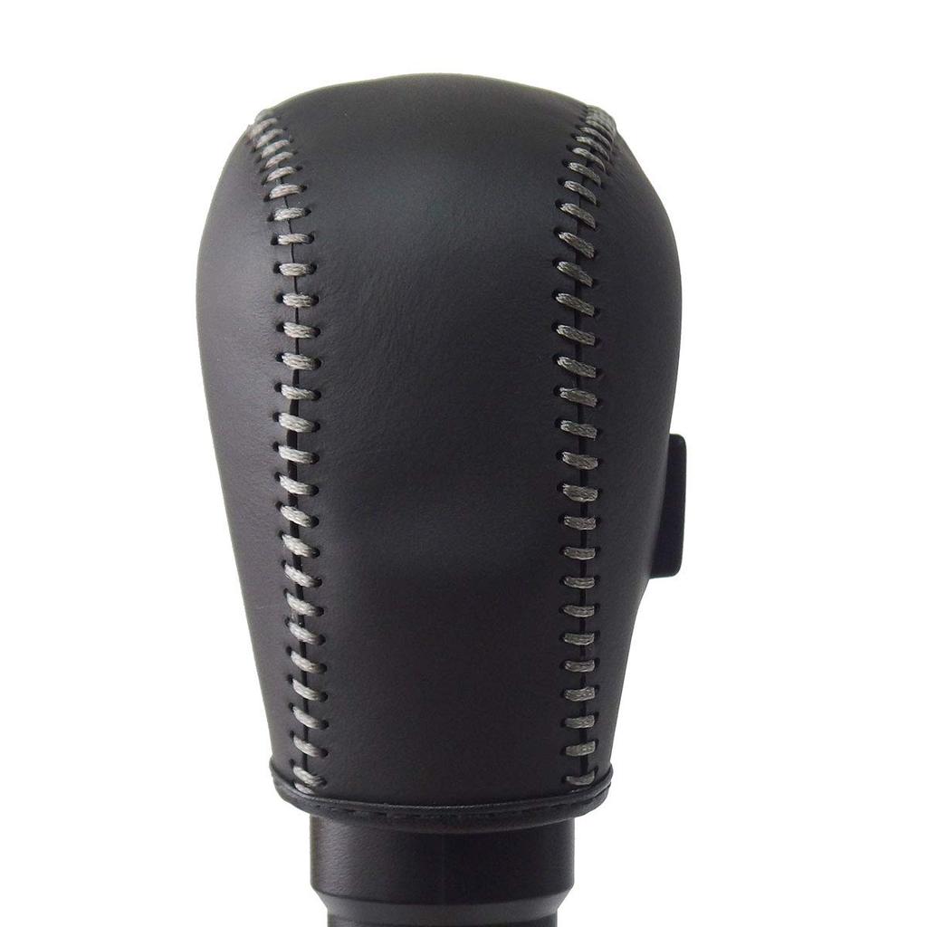 Tricolore Exchange DIY Shift Knob Leather Wrap Kit for Jimny Jimny Sierra and Swift Black Leather and Black Leather and Gray Stitching (JB64), (JB74),