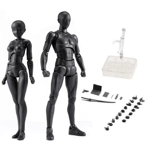 

Huijokf Drawing Model, Drawing Doll Body, Cartoon Model Doll, Female Drawing Mannequin Figure Model, Model Drawing Prop with Stand, Doll Type Body (Bl