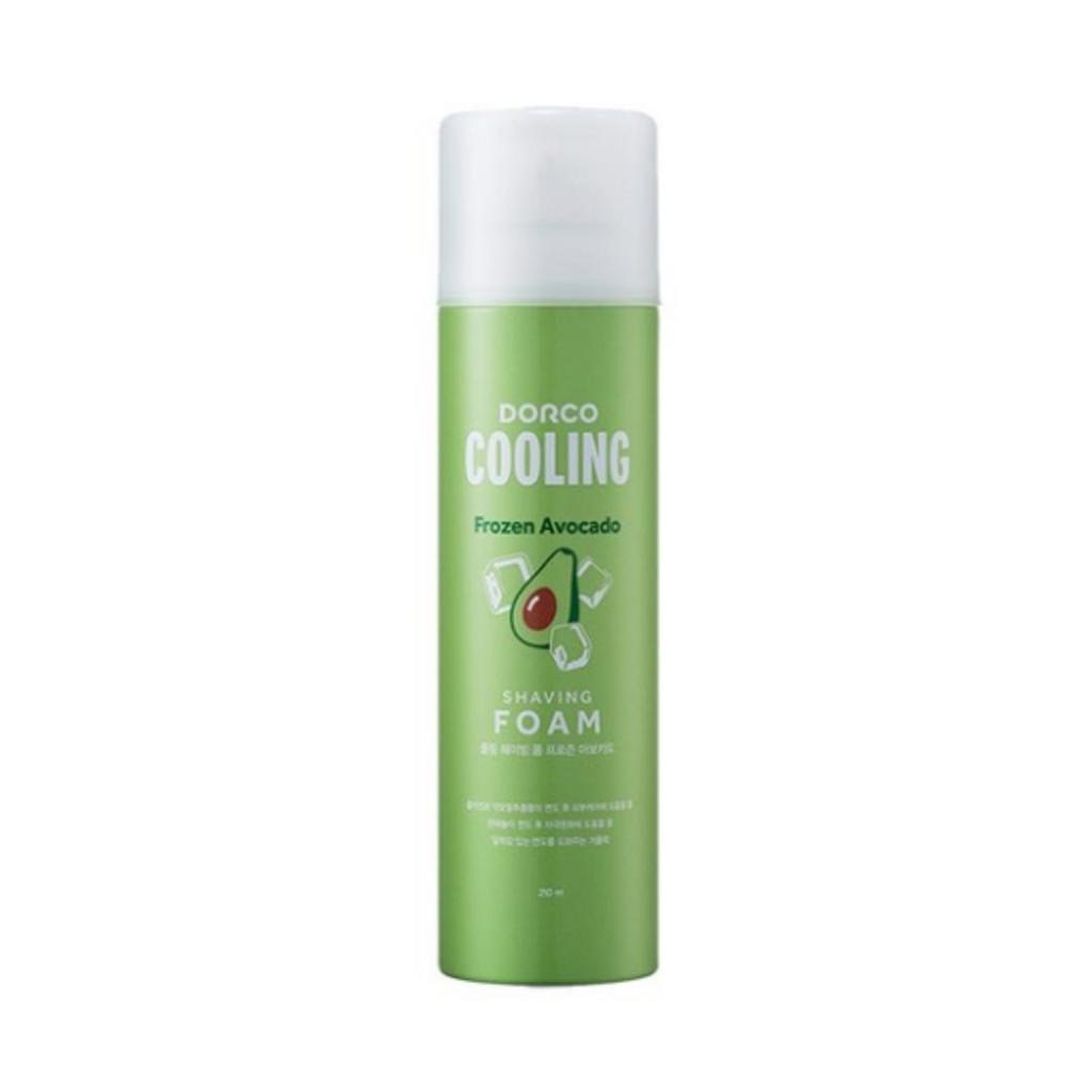 Dorco Cooling Frozen Avocado Shaving Foam, 250 ml, 1 unit