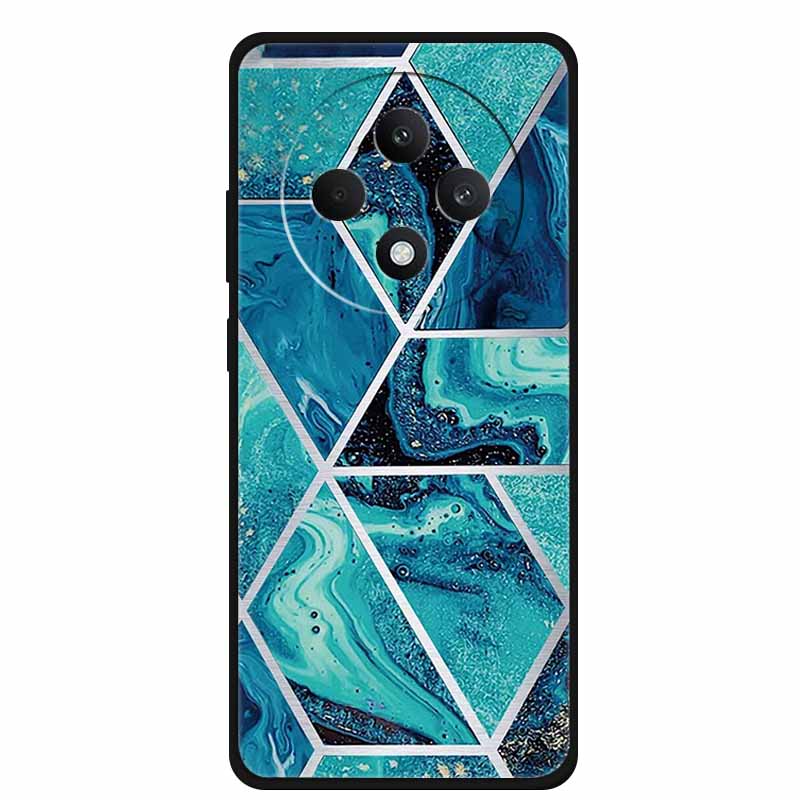 Luxury Marble Phone Case for Oppo Reno 12F 4G 5G Coque Bumper Funda Oppo Reno 12 FS F27 Color Shield Soft Silicone Back Cover