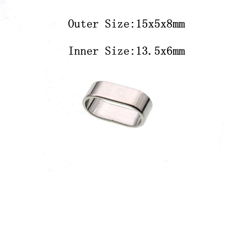 10pcs Stainless Steel Metal Big Hole Tube Spacer Beads for Jewelry Making Fit Charm Leather Bracelet DIY Handmade Findings