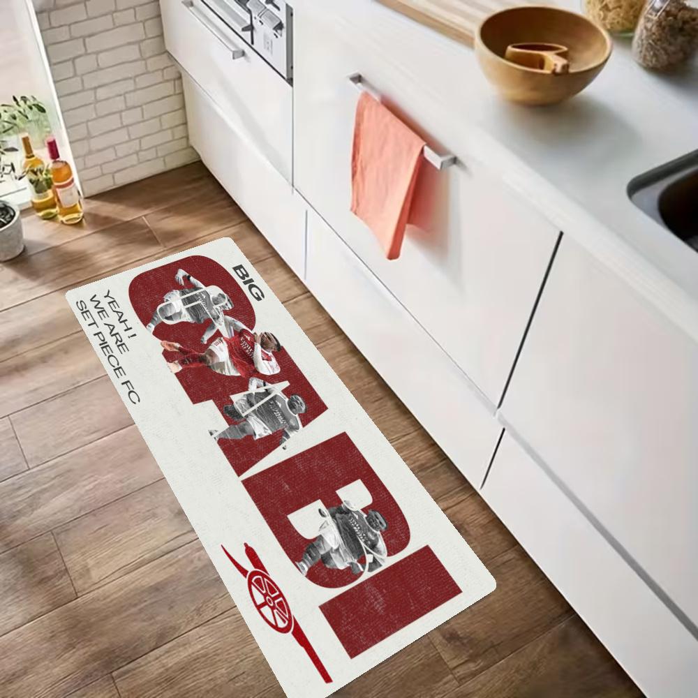 Arsenal Kitchen Mats Durable Bathroom Pads Comfortable Rugs Carpets For Kitchen Home Office Sink Laundry Room Bathroom Decor